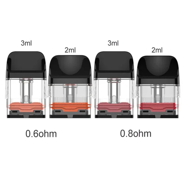 Vaporesso Xros Series Corex 3.0 Pod Cartridge for Xros 5/ Xros 5 MINI/ Xros / Xros 2 / Xros Mini / Xros 3 / Xros 3 Mini / Xros Nano / Xros 3 Nano / Xros Pro / Xros Cube / Xros 4 / Xros 4 Mini/Xros 4 Nano 2ml / 3ml (4pcs/pack) - 画像 (2)