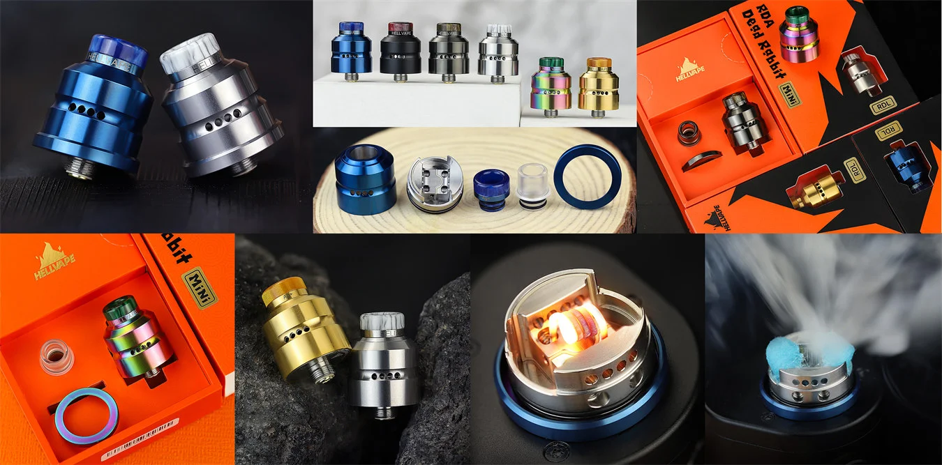 Hellvape Dead Rabbit Mini RDA Tank Atomizer (20mm) 17