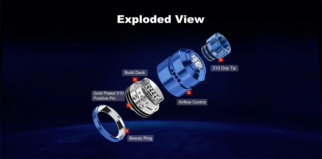 Hellvape Dead Rabbit Mini RDA Tank Atomizer (20mm) 14