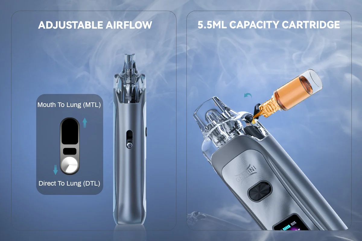 Vandy Vape Gemini Pod System Kit 2400mAh 80W 5.5ml 10