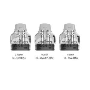 Vandy Vape Gemini Replacement Pod Cartridge 5.5ml (2pcs/pack) 1