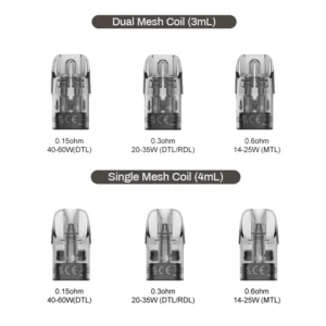 Vandy Vape Rilo Pod Cartridge for Rilo GO,Rilo SO Kit 3ml/4ml (2pcs/pack) 1