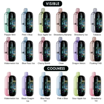 Nexa FLEX Disposable Vape Kit 1200mAh 18ml (Visible: 35K Puffs; Coolness: 25K Puffs)