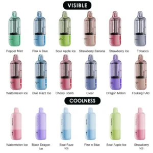 Nexa FLEX Disposable Pod Cartridge 18ml (Visible: 35K Puffs; Coolness: 25K Puffs) 1
