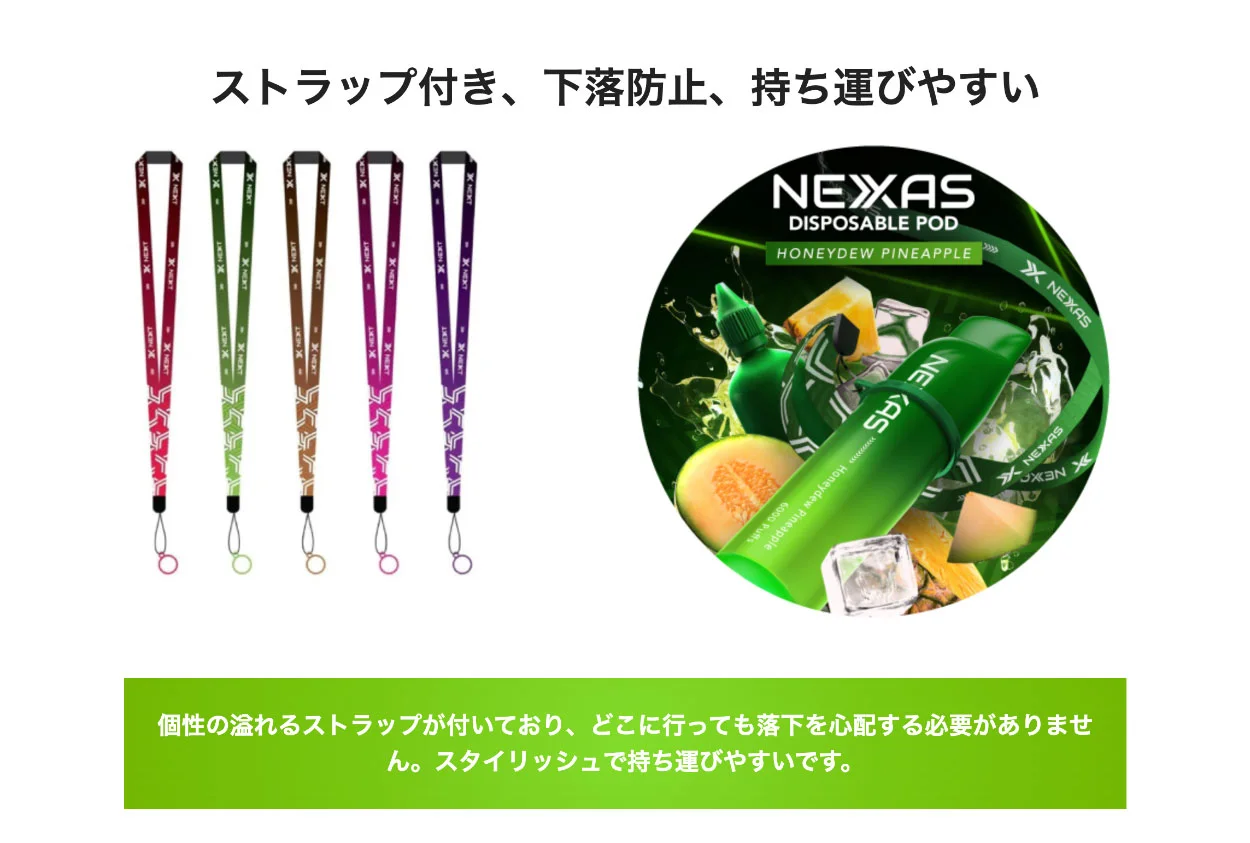 Nexas 6000 使い捨てベイプ ニコパフ 600mAh 12ml 7