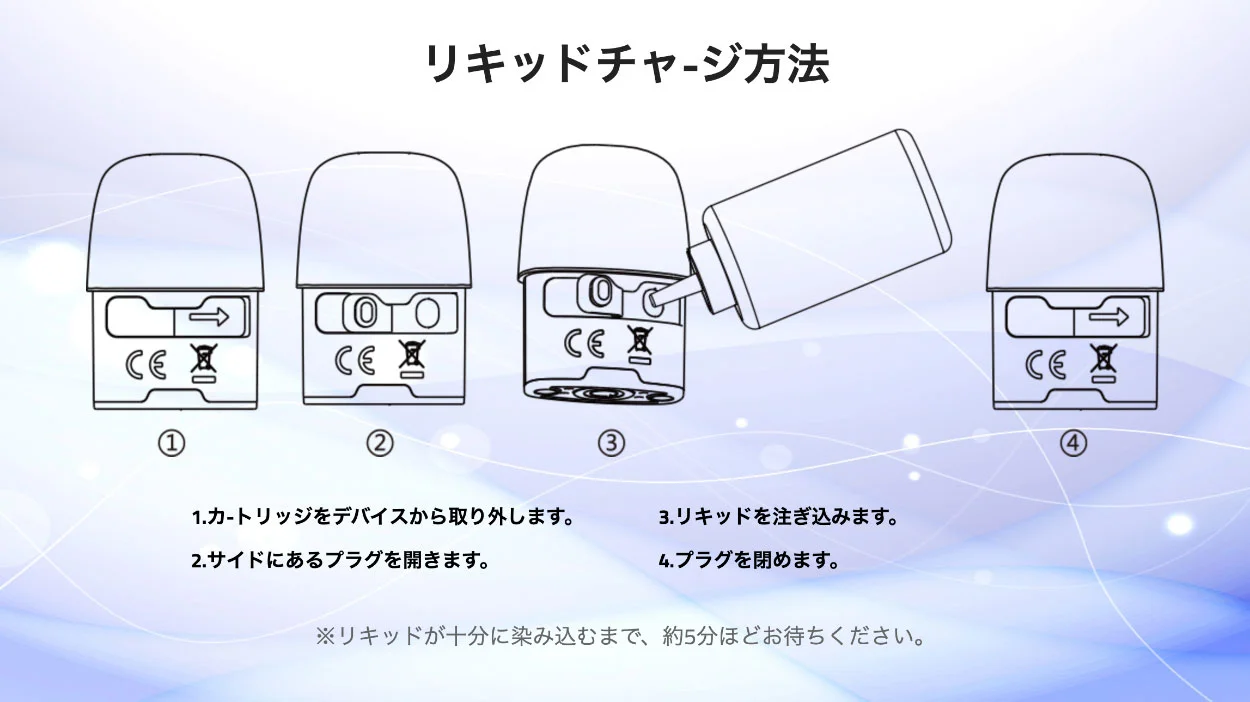 HiLIQ Q1 POD 空カートリッジ 2ml 2個 3