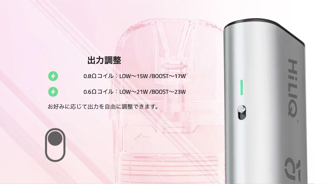 HiLIQ Q1 PODキット 900mAh 2ml 5