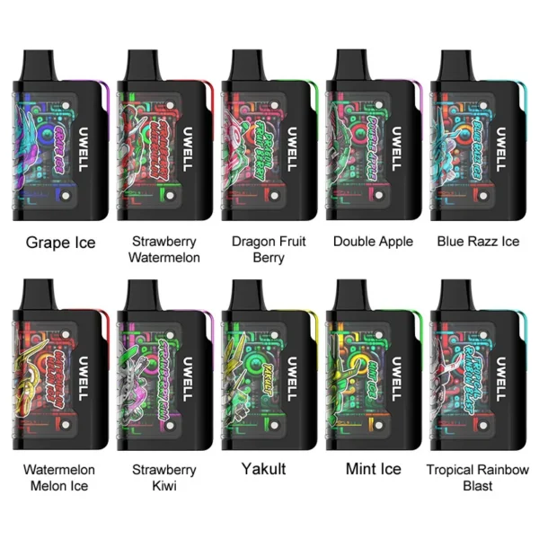 Uwell Cyberbar 8000 Disposable Vape Kit 1800mAh 16ml - 画像 (2)