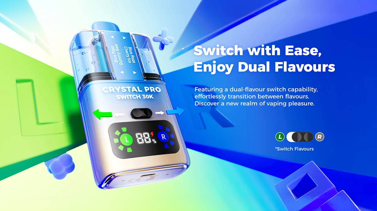 SUONON & C.P Pro Switch 30K Dual Flavours Disposable Vape Kit 850mAh 22ml 6