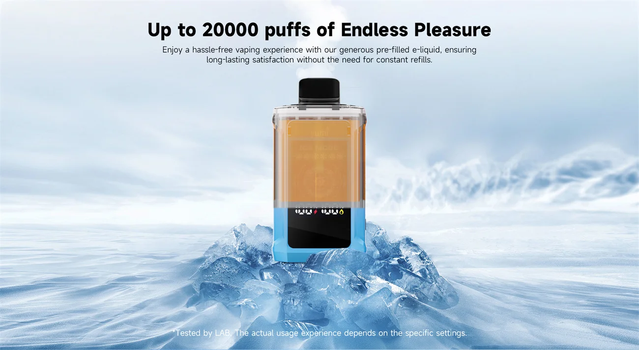 YUMI P20000 Adjustable ICE Level Disposable Vape Kit 650mAh 4