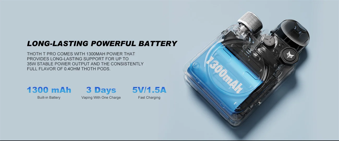 Kumiho THOTH T Pro Pod System Kit 1300mAh 2ml 6