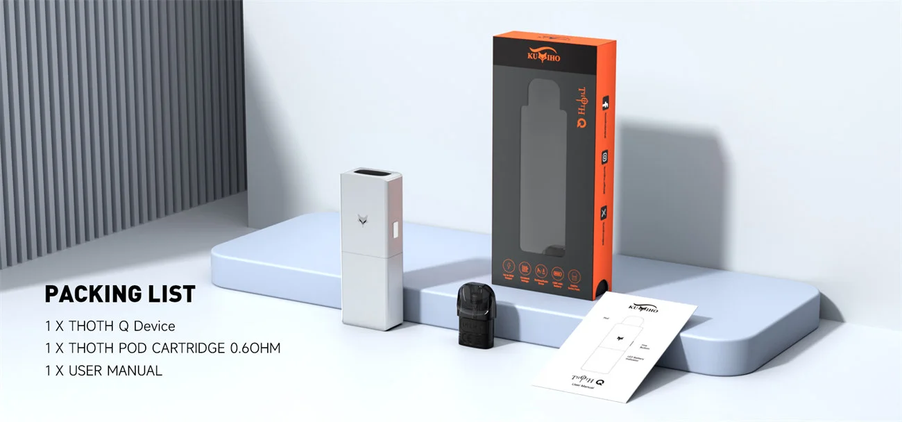 Kumiho THOTH Q Pod System Kit 1300mAh 2ml 11