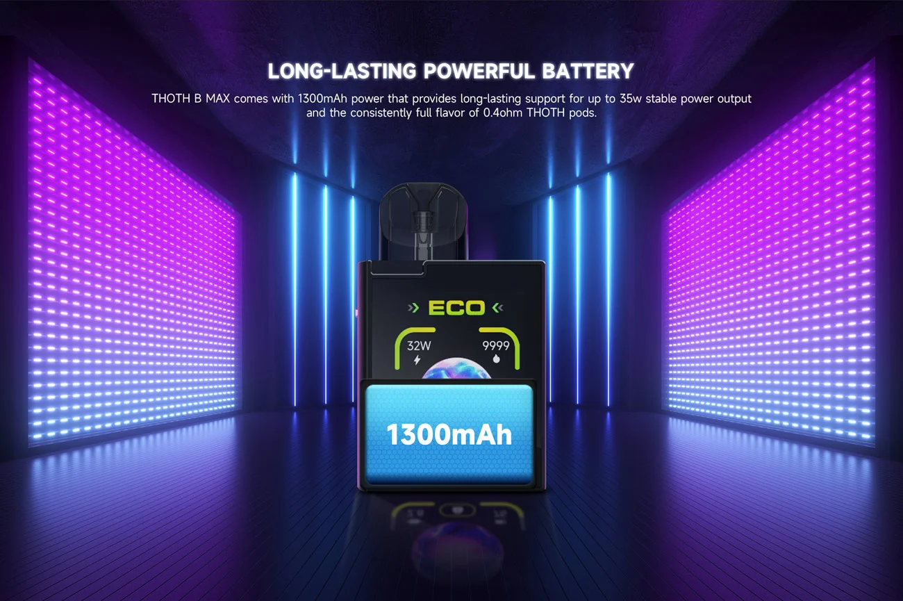 Kumiho THOTH B Max Touch Screen Pod System Kit 1300mAh 2ml 5