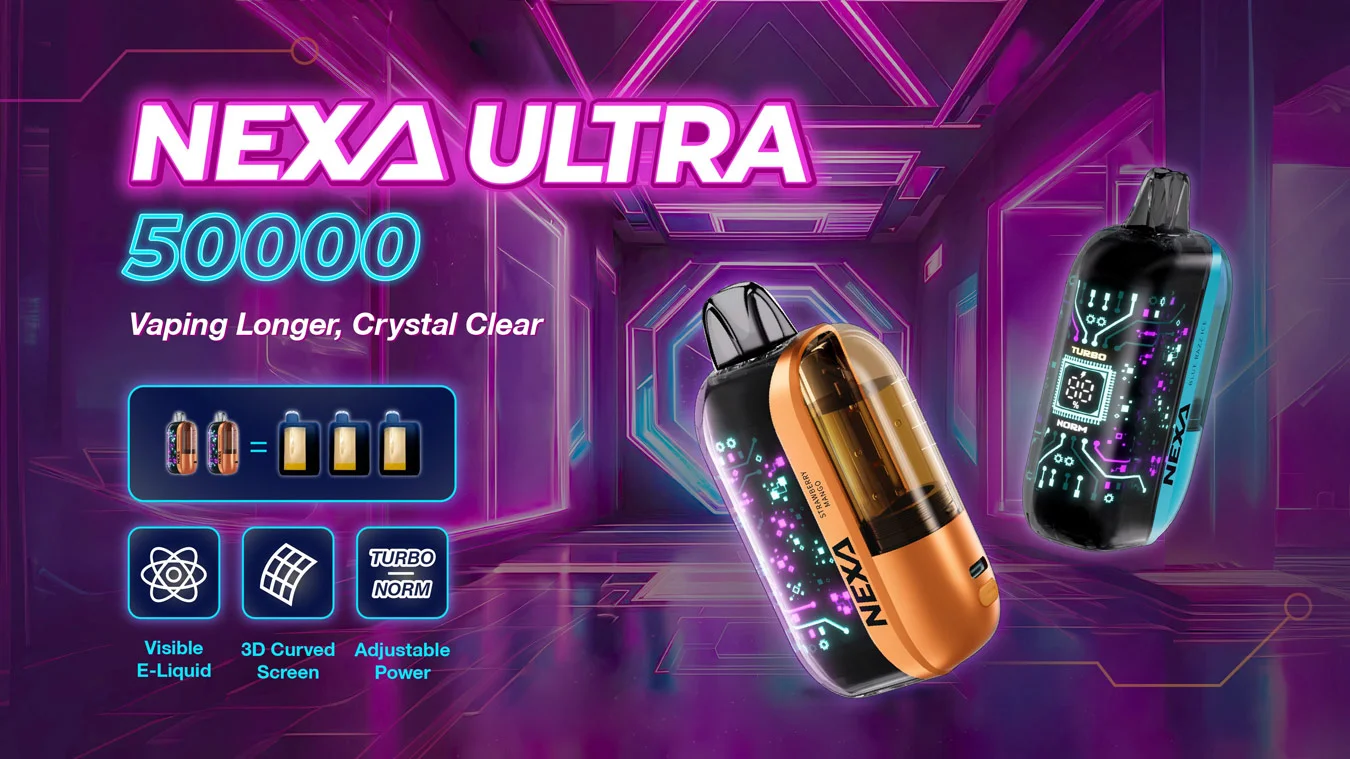 Nexa Ultra 50K Puffs Disposable Vape Kit 800mAh 20ml (Norm: 50K; Turbo: 30K) 3