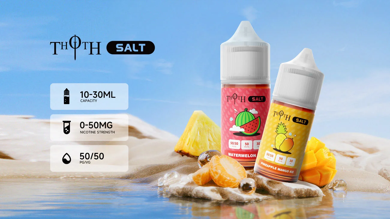 30ml Kumiho THOTH Salt Pink Pineapple Ice E-liquid 2