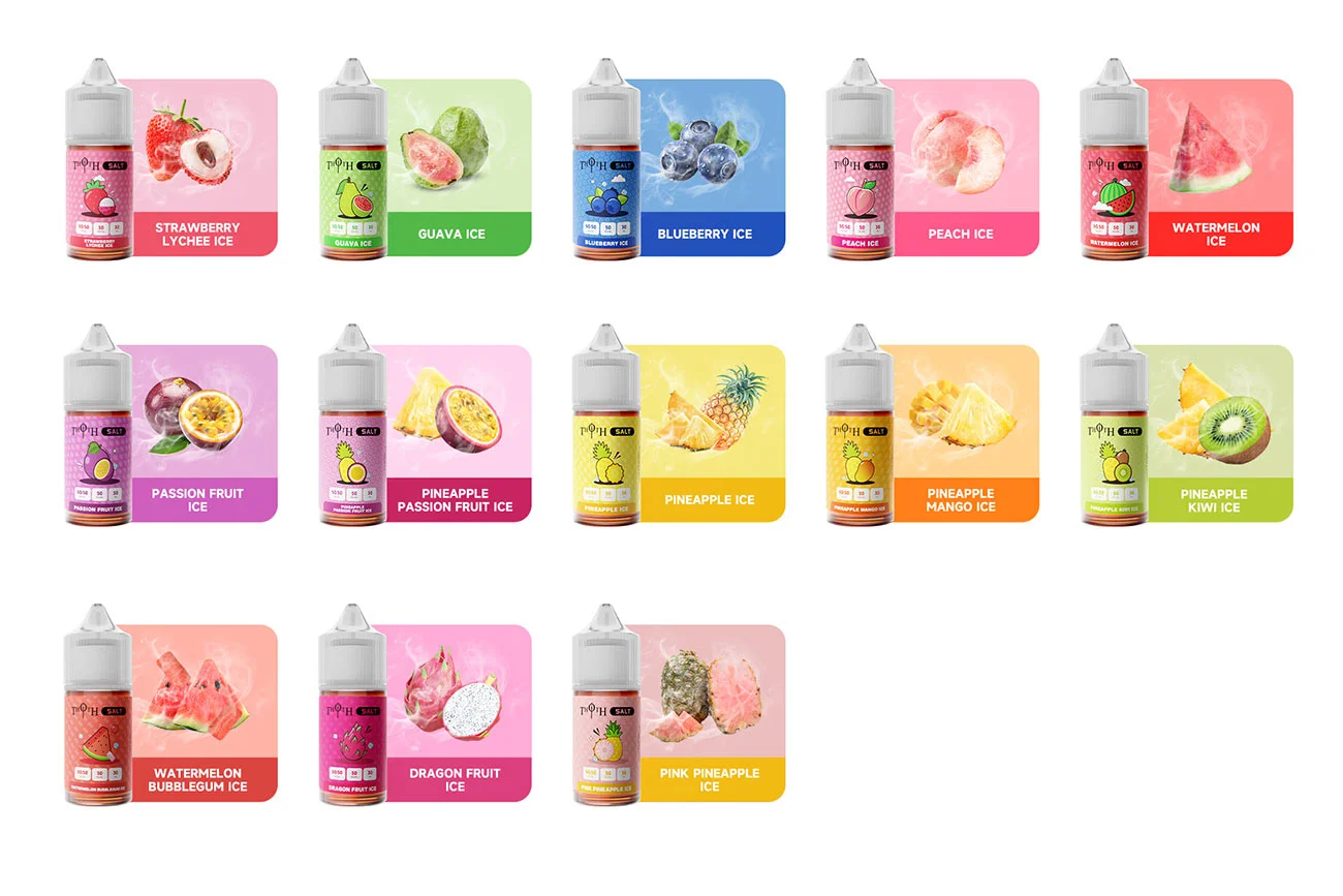 30ml Kumiho THOTH Salt Pink Pineapple Ice E-liquid 5