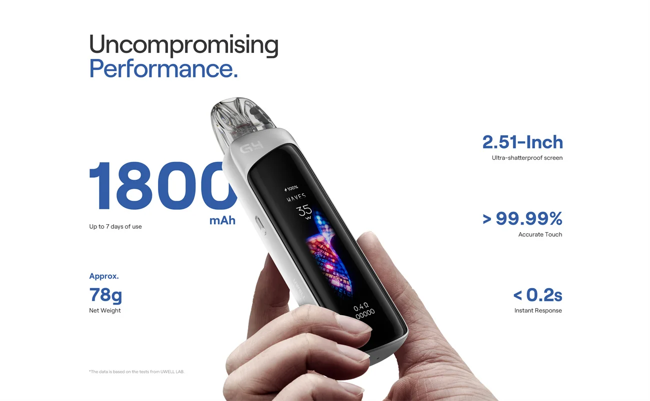 Uwell Caliburn G4 Pro Pod System Kit 1800mAh 3ml (35W) 3