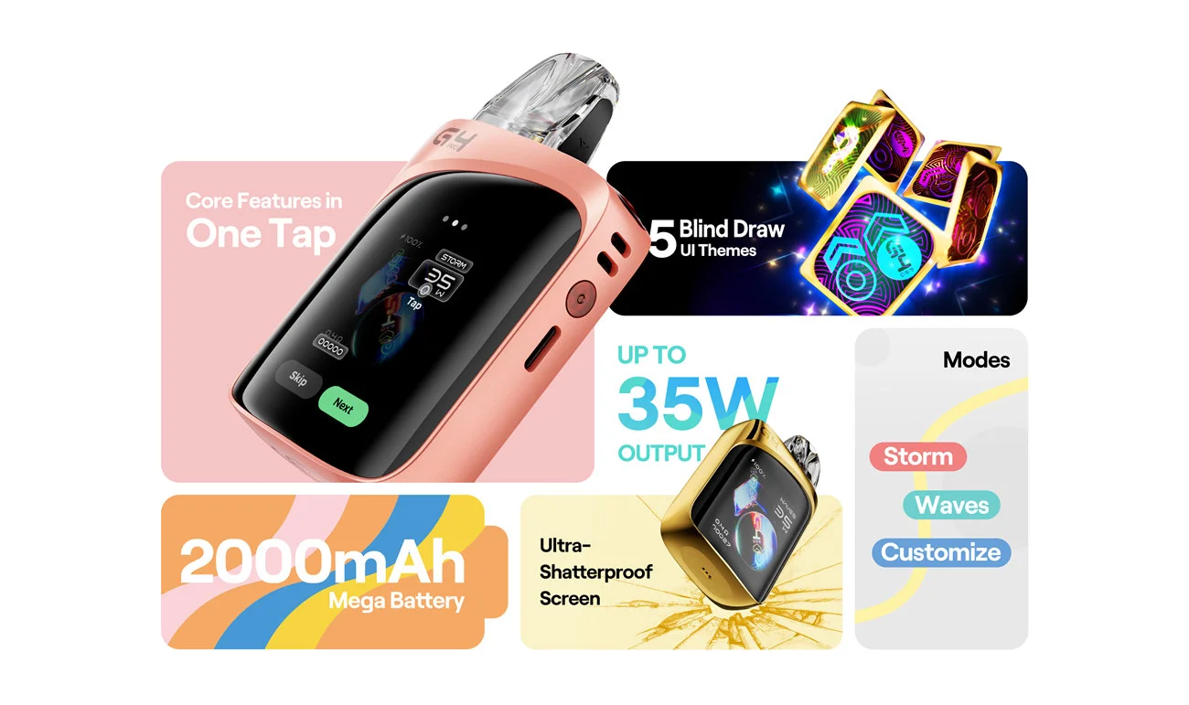 Uwell Caliburn G4 Pro Koko Pod System Kit 2000mAh 3ml (35W) 2