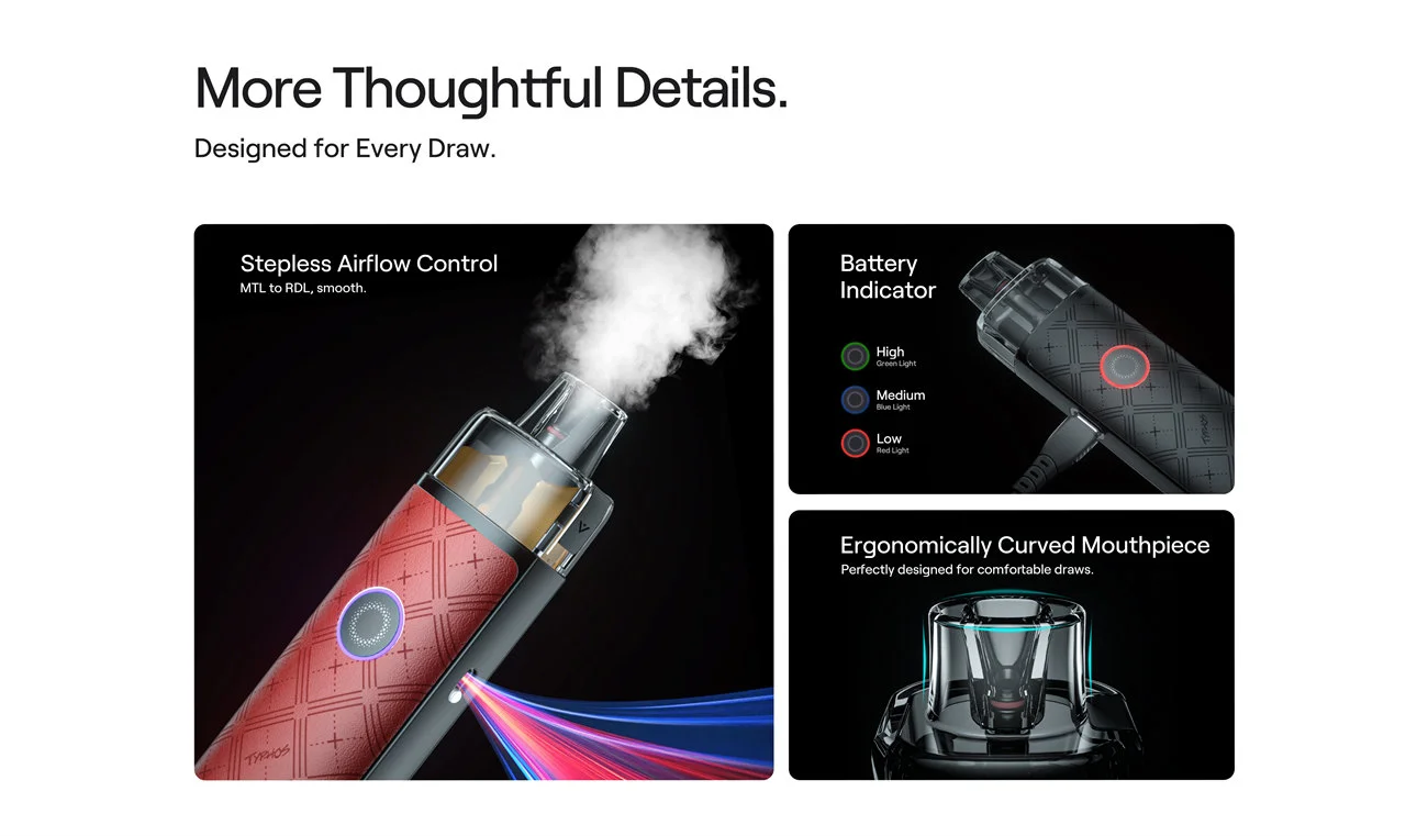 Uwell Typhos SE Pod System Kit 2000mAh 6ml (Max 45W) 8