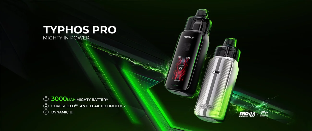 Uwell Typhos Pro Pod System Kit 3000mAh 6ml (Max 45W) 1