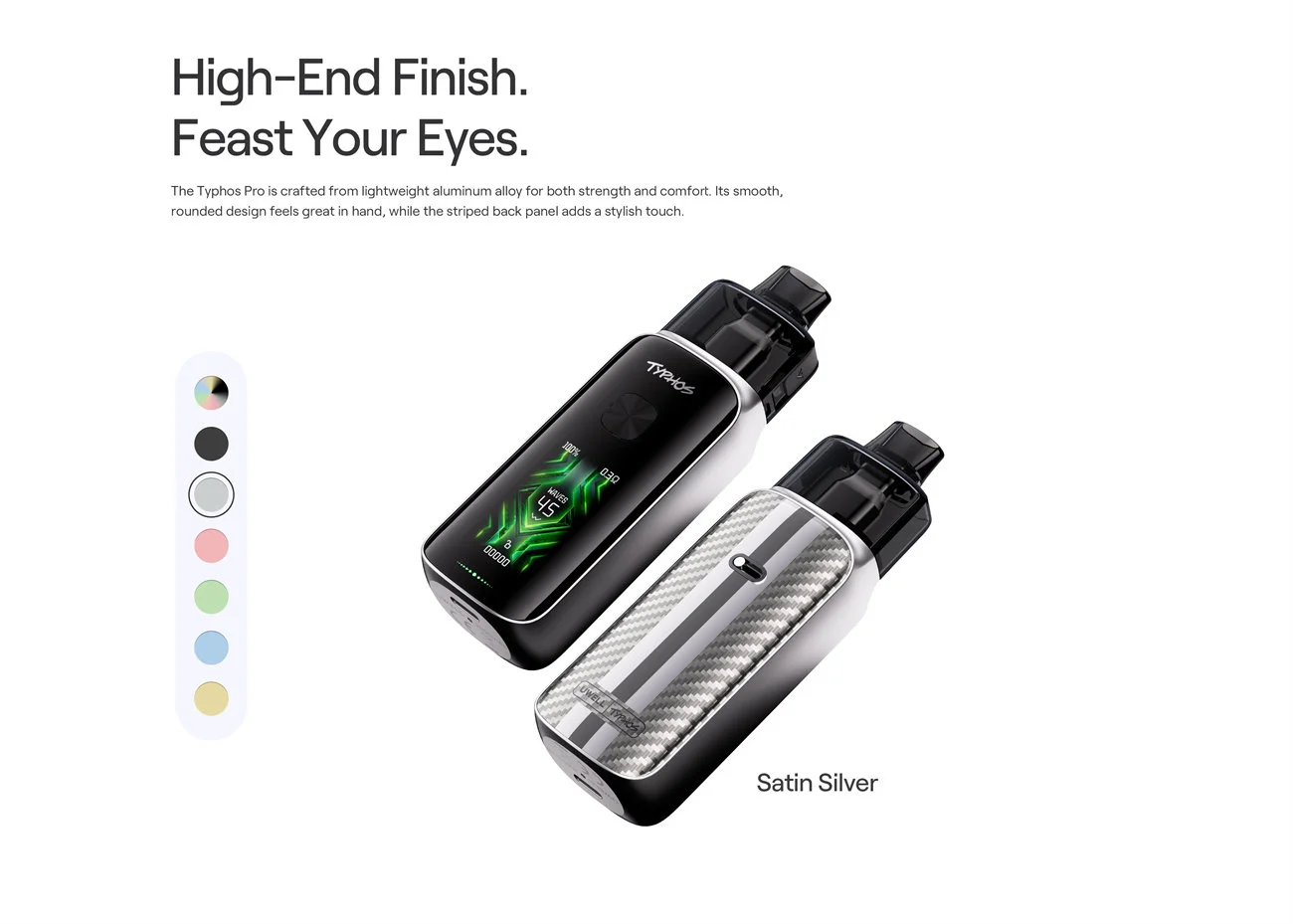 Uwell Typhos Pro Pod System Kit 3000mAh 6ml (Max 45W) 5