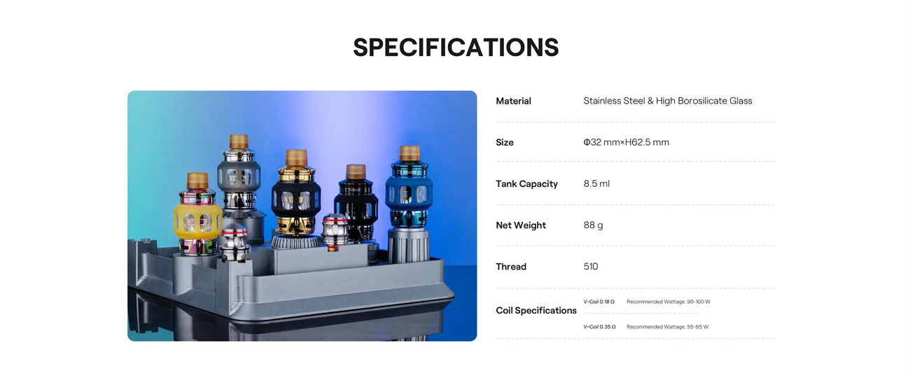 Uwell Valyrian 4 Sub Ohm Tank 8.5ml (32mm) 10