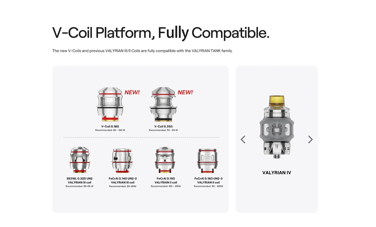 Uwell Valyrian 4 Sub Ohm Tank 8.5ml (32mm) 7