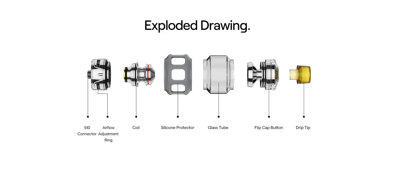 Uwell Valyrian 4 Sub Ohm Tank 8.5ml (32mm) 8