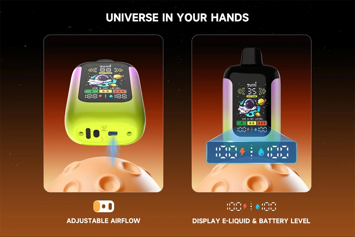 YUMI Spaceman 50K Disposable Vape Kit 700mAh (50K Puffs) 7