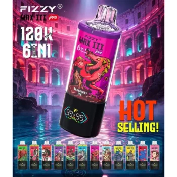 Fizzy Max III PRO 6in1 120K 使い捨てベイプ ニコパフ