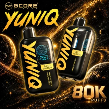 GCORE YUNIQ 80K 使い捨てベイプ ニコパフ